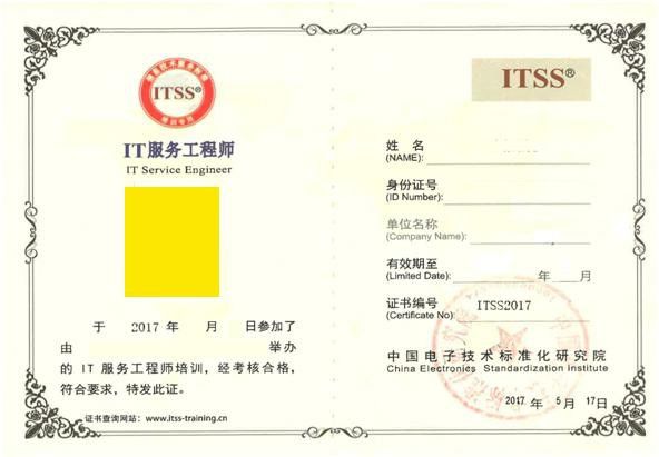 ITSS IT服务工程师